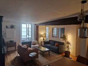 Living area - 3P Charme - Coeur Marais (Paris)