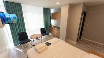 Comfort Double Room | Premium bedding, desk, laptop workspace, free WiFi