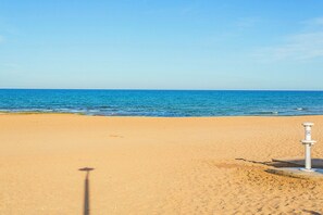 On the beach