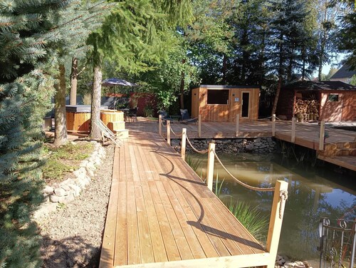 Einzigartiges Ferienparadies in Einem 6000 m2 Garten für Erholung und Romantik