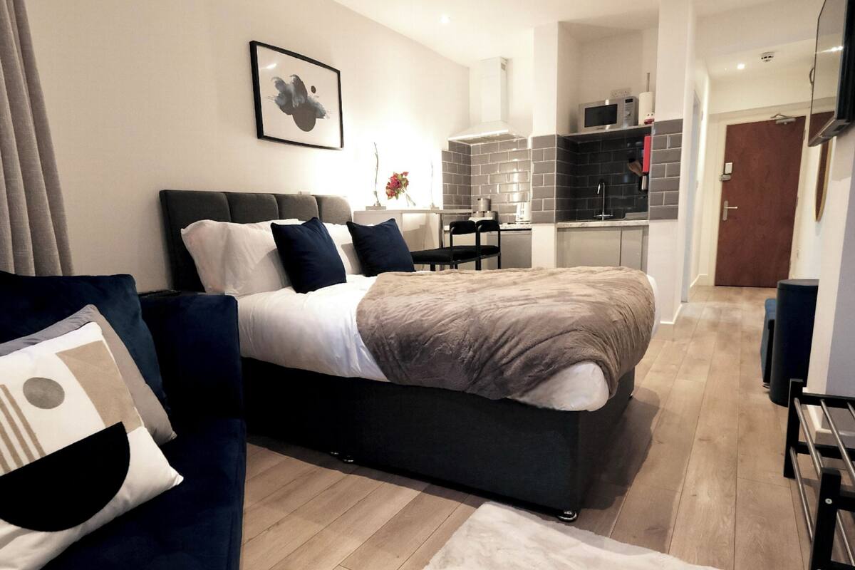 Ropa de cama de alta calidad, wifi gratis y ropa de cama