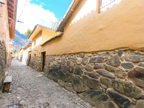 Casa Capac, inka stone house which was inhabited by Incas.