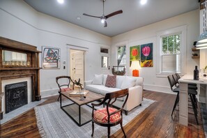 Smart TV - Vintage Elegance Meets Modern Comfort in Inman Park (Atlanta)