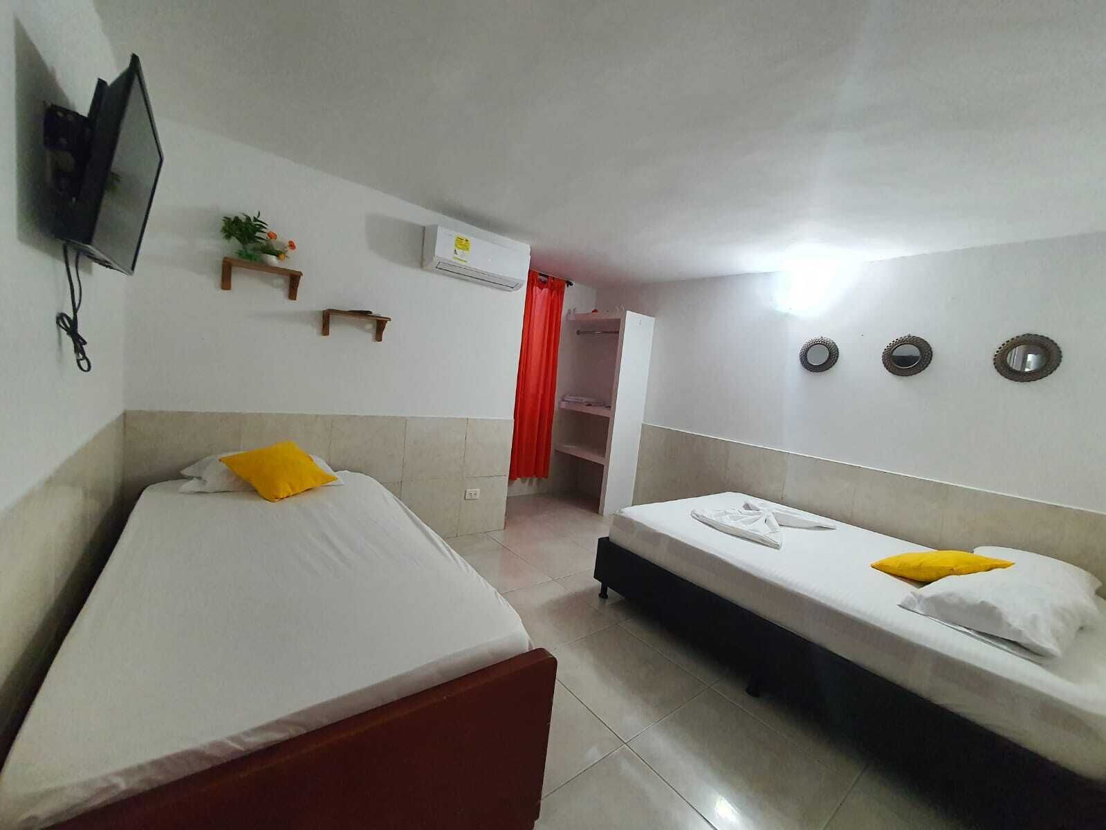 Eenvoudige driepersoonskamer, 3 slaapkamers | Gratis wifi