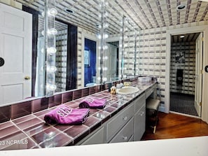 Shower, jetted bath, hair dryer, bidet - Cozy 2 Bedroom Luxury stay at the W. Wing of an astonishing majestic home (Goldsboro)