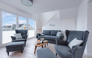 Smart TV y chimenea 
