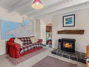 Fernseher, Kamin