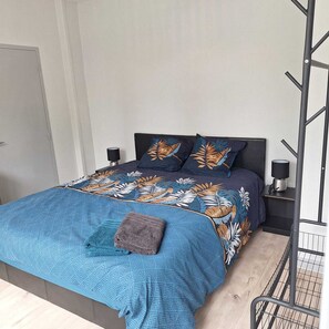 1 chambre, Wi-Fi, draps fournis