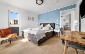 3 soverom, strykejern/-brett, reiseseng for barn og wi-fi (inkludert)