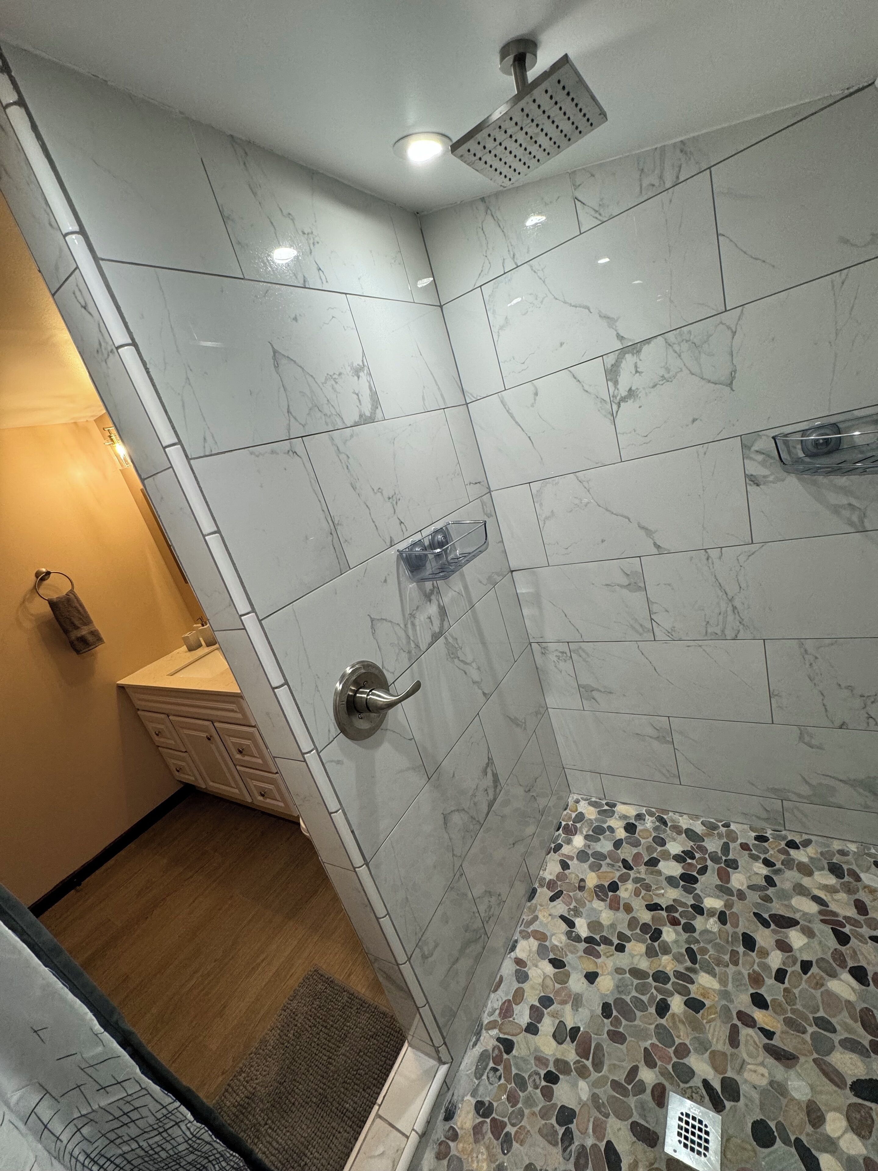 Towels, toilet paper