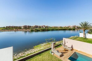 Pool - Luxe Retreat Villa: 4 Bedroom Villa on Golf Course. Pet Friendly! (Marrakech)