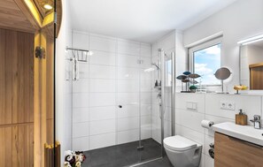 Shower, hair dryer - 2 bedroom beach front home in Olpenitz (Olpenitz)