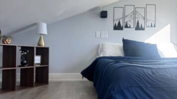 7 dormitorios, escritorio, tabla de planchar con plancha y wifi