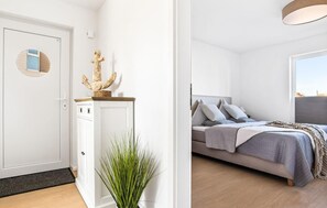 2 chambres, fer et planche à repasser, lit parapluie, Wi-Fi gratuit