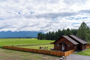 Exterior - Cozy Cabin Next to the River. Incredible Views, Large Backyard, and boat launch! (Bigfork)