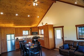 Interior - Cozy Cabin Next to the River. Incredible Views, Large Backyard, and boat launch! (Bigfork)