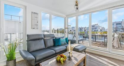 Gorgeous ship in Olpenitz with sauna