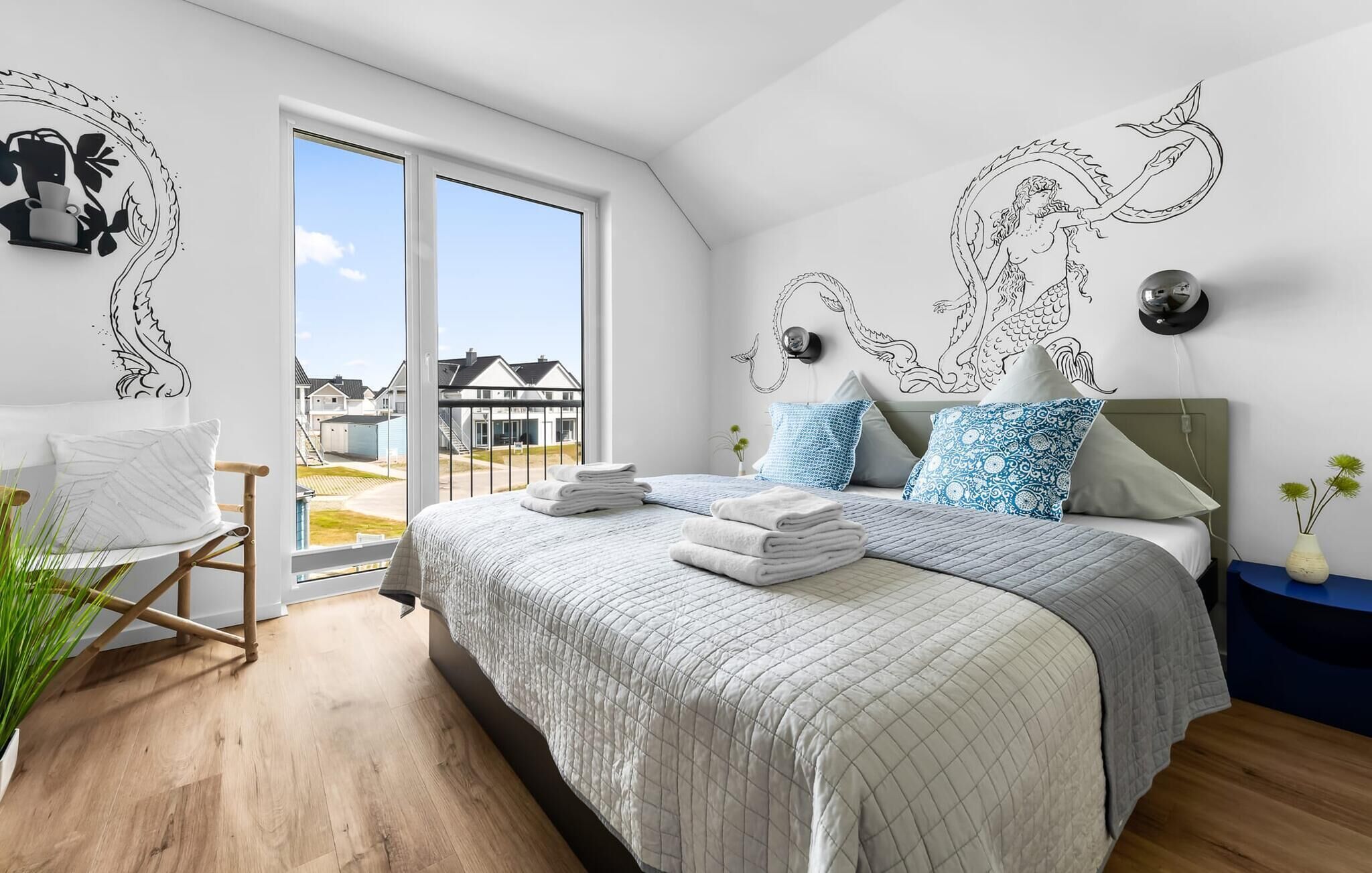 2 bedrooms, iron/ironing board, travel cot, free WiFi