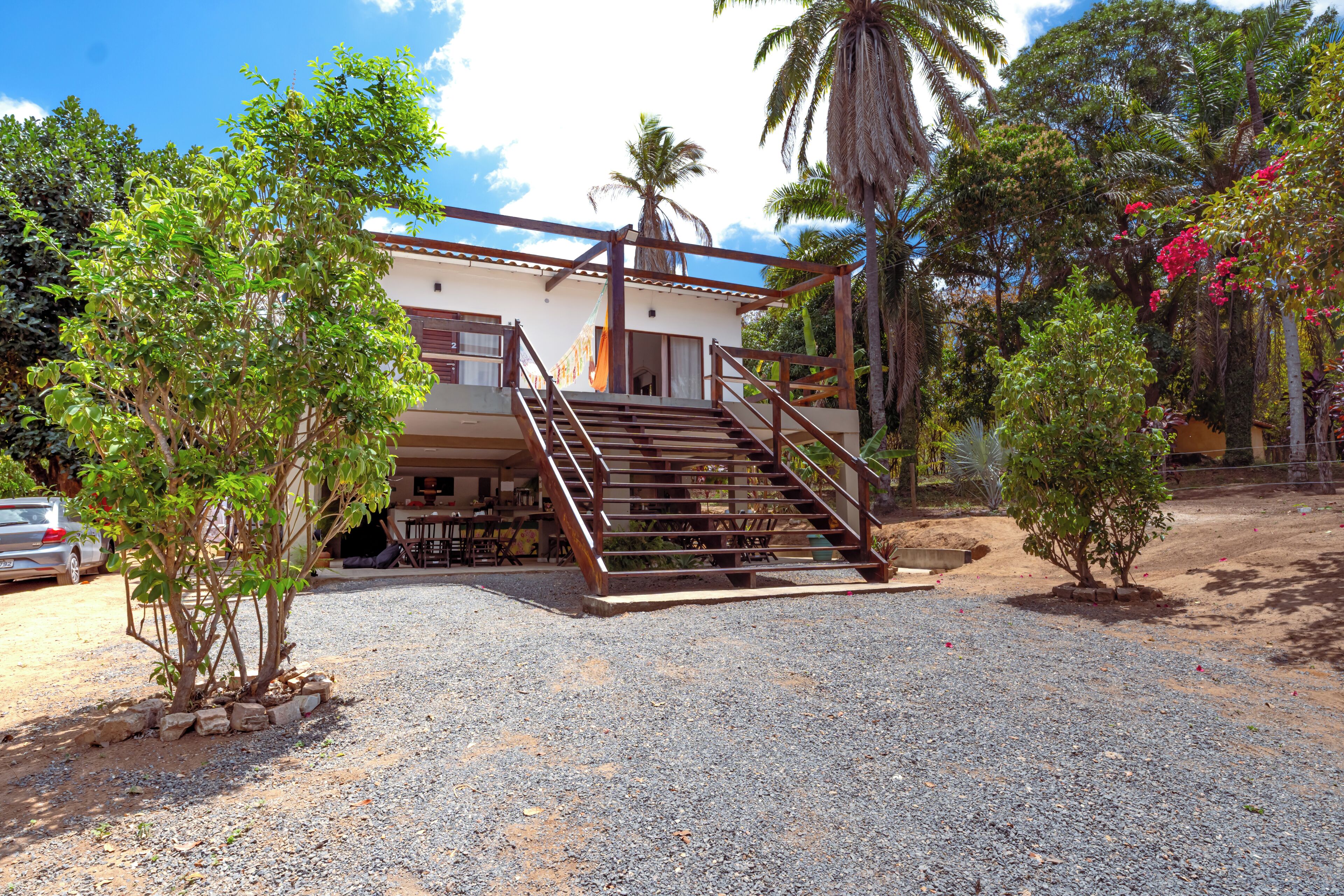 Façade de l’hébergement