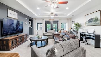 Smart TV, video games, foosball