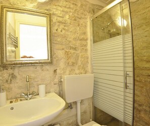 Shower, hair dryer