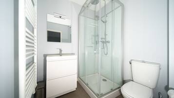 Een douche, een haardroger