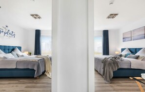 2 Schlafzimmer, BĂŒgeleisen/BĂŒgelbrett, Reisekinderbett, kostenloses WLAN