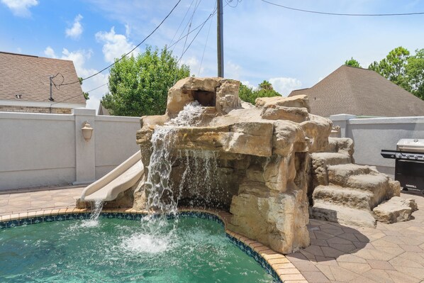 Terrace/patio - Delightful 4-bedroom house with AC and WiFi in Destin (Destin)