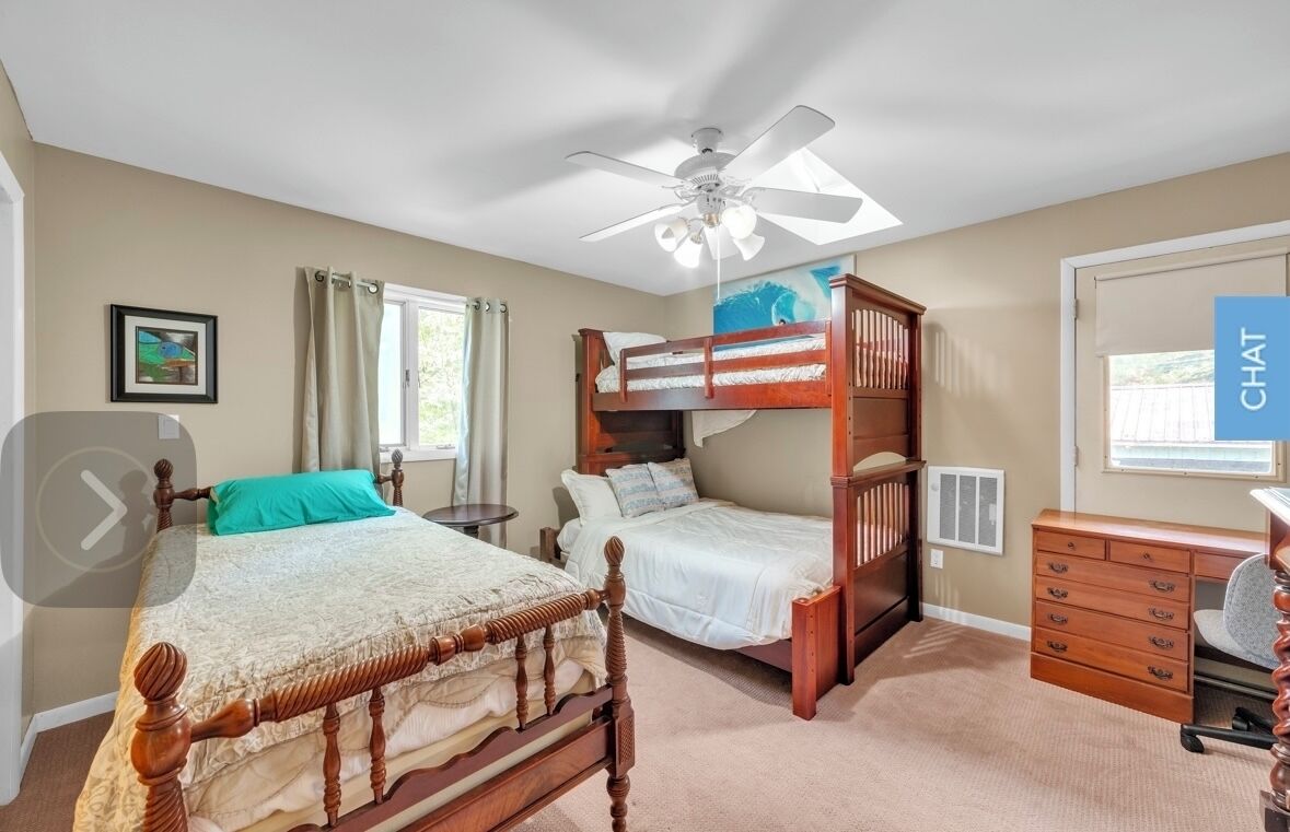 4 habitaciones, escritorio, tabla de planchar con plancha y wifi gratis 