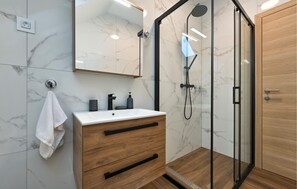 Shower, hair dryer