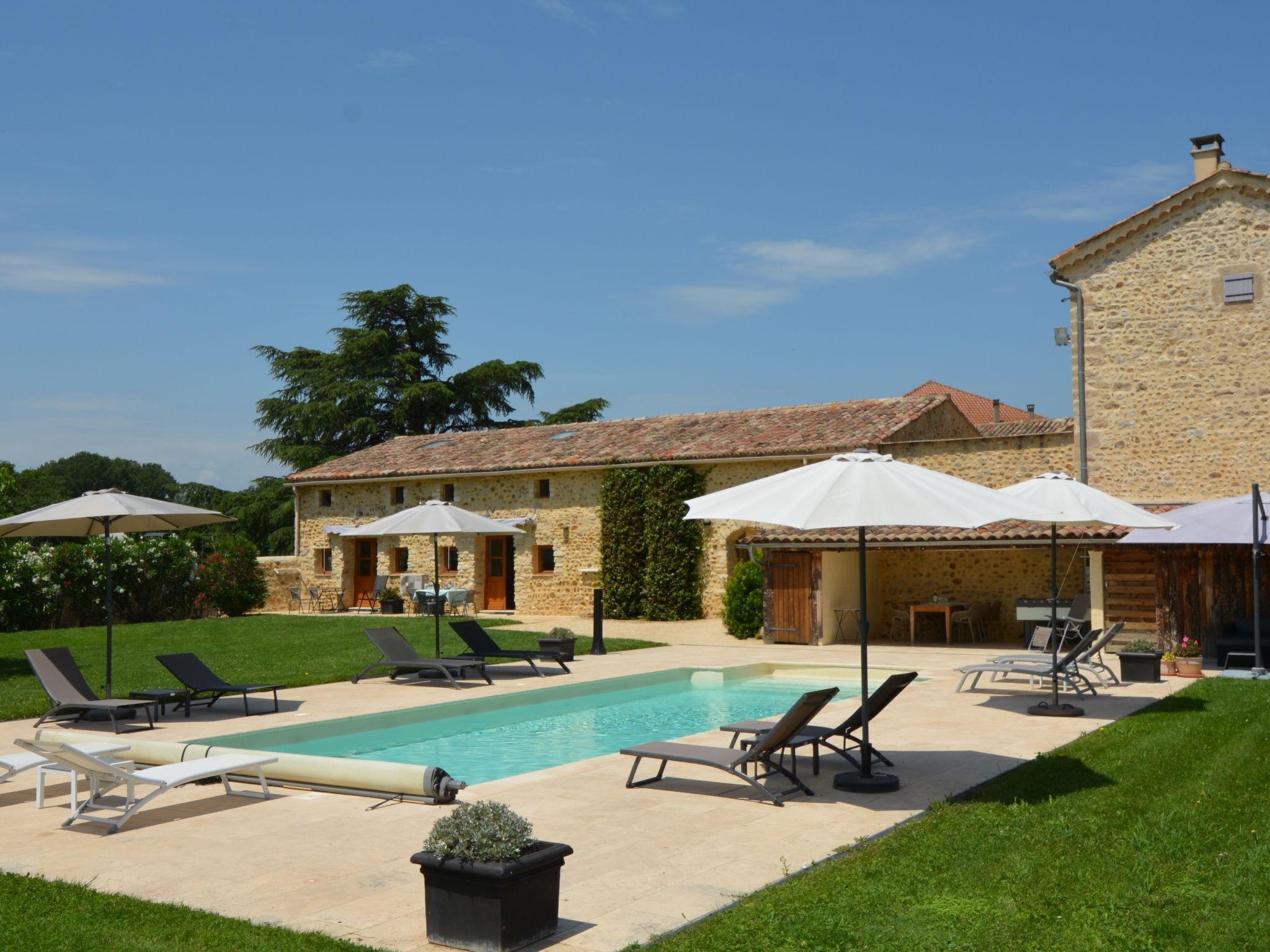 Una piscina climatizada