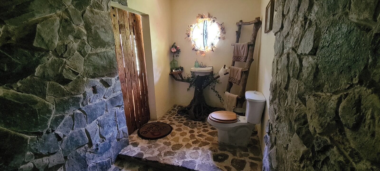 Towels, soap, toilet paper