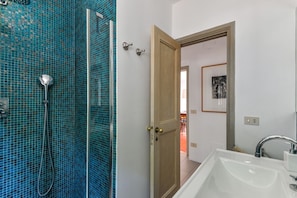 Shower, hair dryer