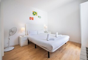 3 bedrooms, iron/ironing board, travel cot, WiFi