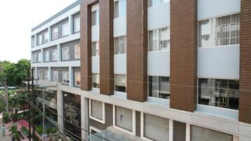 Fassade der Unterkunft