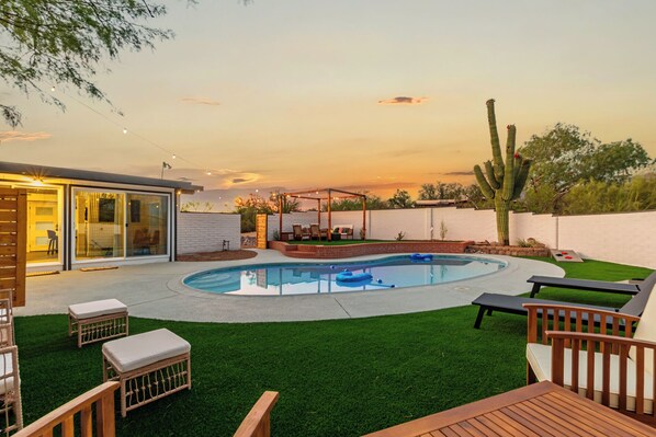 Alberca al aire libre 