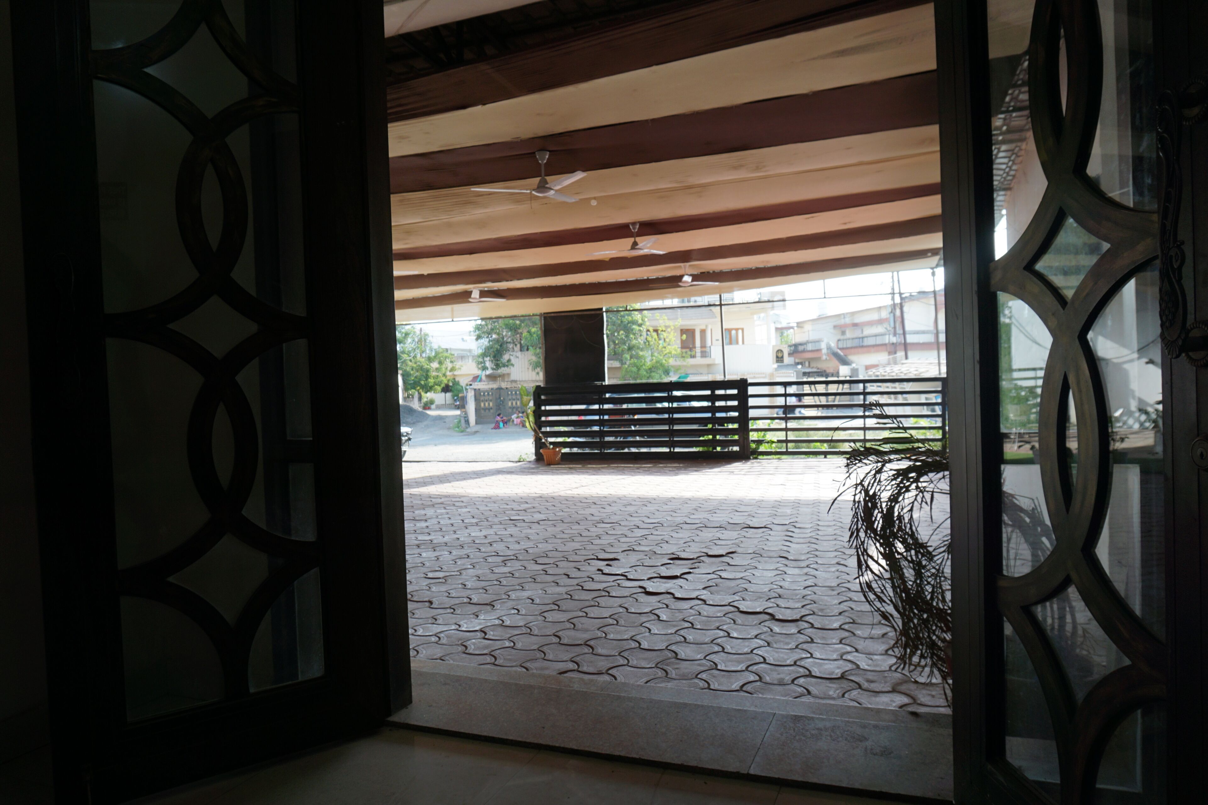 Interior entrance