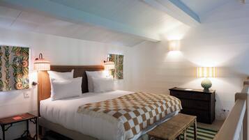 Suite Duplex Terrasse & Jardin | Hochwertige Bettwaren, Minibar, Zimmersafe, individuell dekoriert