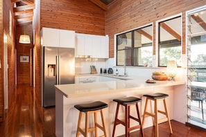 Fridge, microwave, oven, stovetop - Hilltop Hideaway at Coolum Beach (Coolum Region)