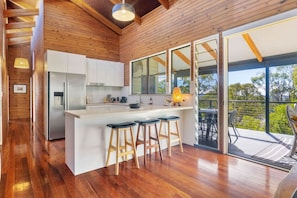 Fridge, microwave, oven, stovetop - Hilltop Hideaway at Coolum Beach (Coolum Region)