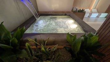 Sauna, hot tub, steam room