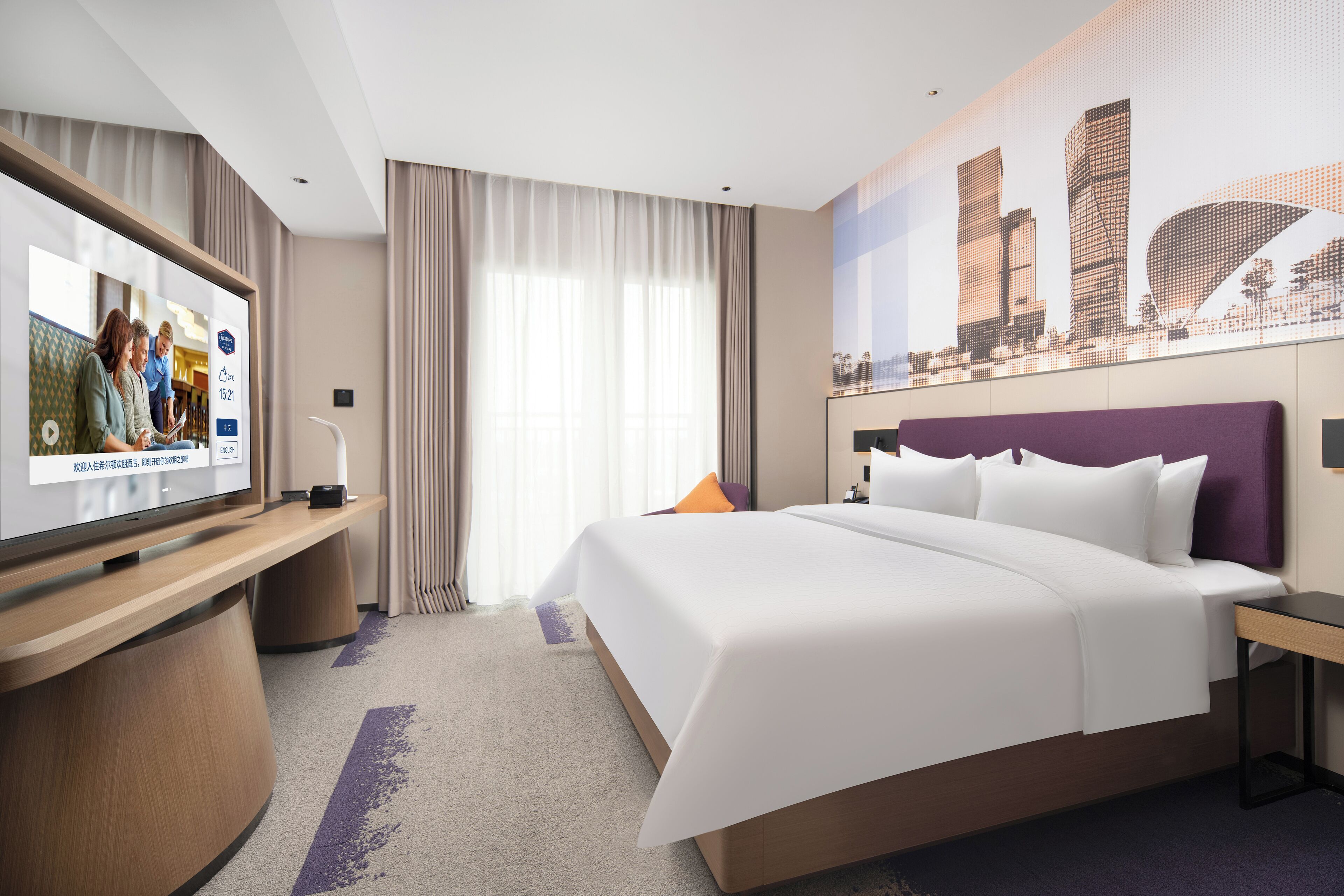 奢华单人房 | 办公桌、笔记本电脑工作区、免费 WiFi、床单