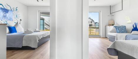 2 عدّة غرف نوم ومكواة/لوح كي وسرير سفر وواي فاي مجانًا