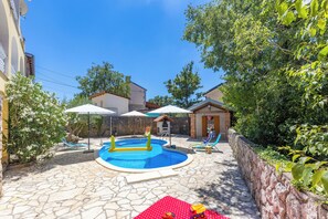 Outdoor pool - Pool House Franjo (Dobrinj)