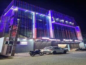 Façana frontal de l'allotjament