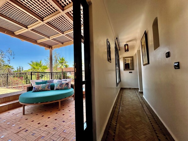 Terrace/patio - Villa Privative et Cosy sans vis-a-vis, Palmeraie 6 Personnes (La Palmeraie- Marrakech)