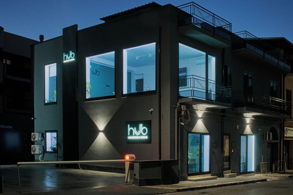 Front of property – evening/night