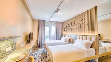 Select Comfort beds, in-room safe, desk, iron/ironing board