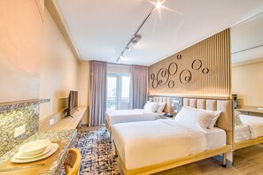 Studio | Select Comfort beds, in-room safe, desk, iron/ironing board - The Connor Serviced Residences Managed by HII (San Juan)