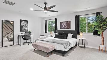 5 bedrooms, iron/ironing board, travel crib, WiFi